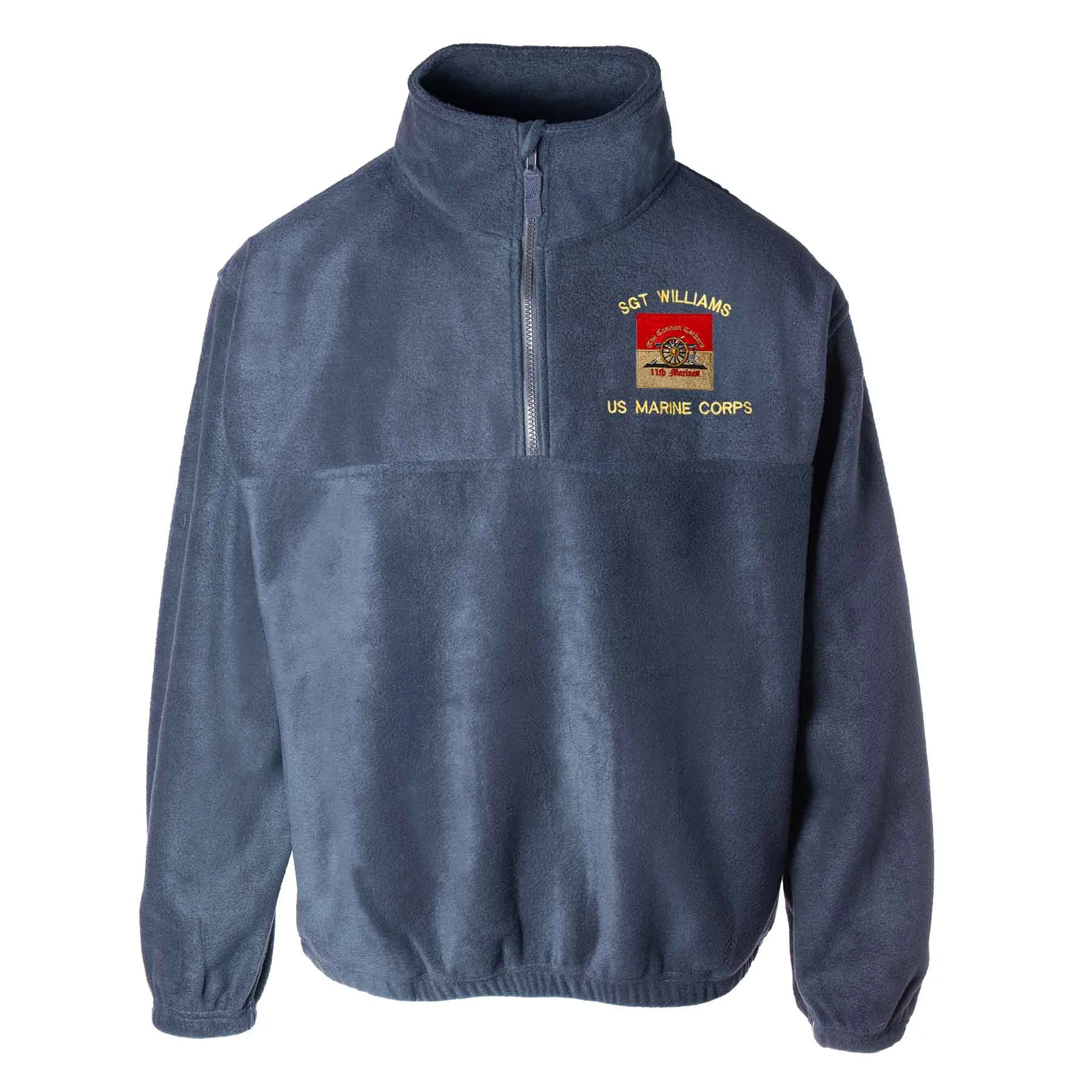 11th Marines Regimental Embroidered Fleece 1/4 Zip