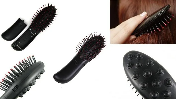 1301 2In1 Head Massager Hairbrush For Treatment of Hair