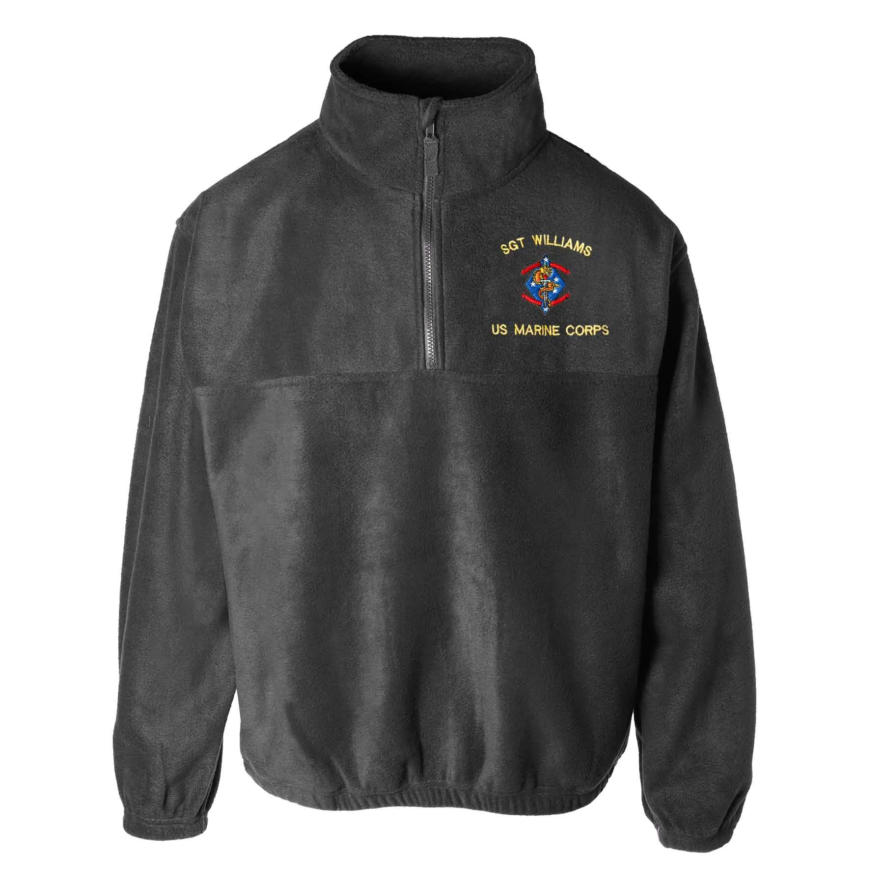 1st Battalion 4th Marines Embroidered Fleece 1/4 Zip