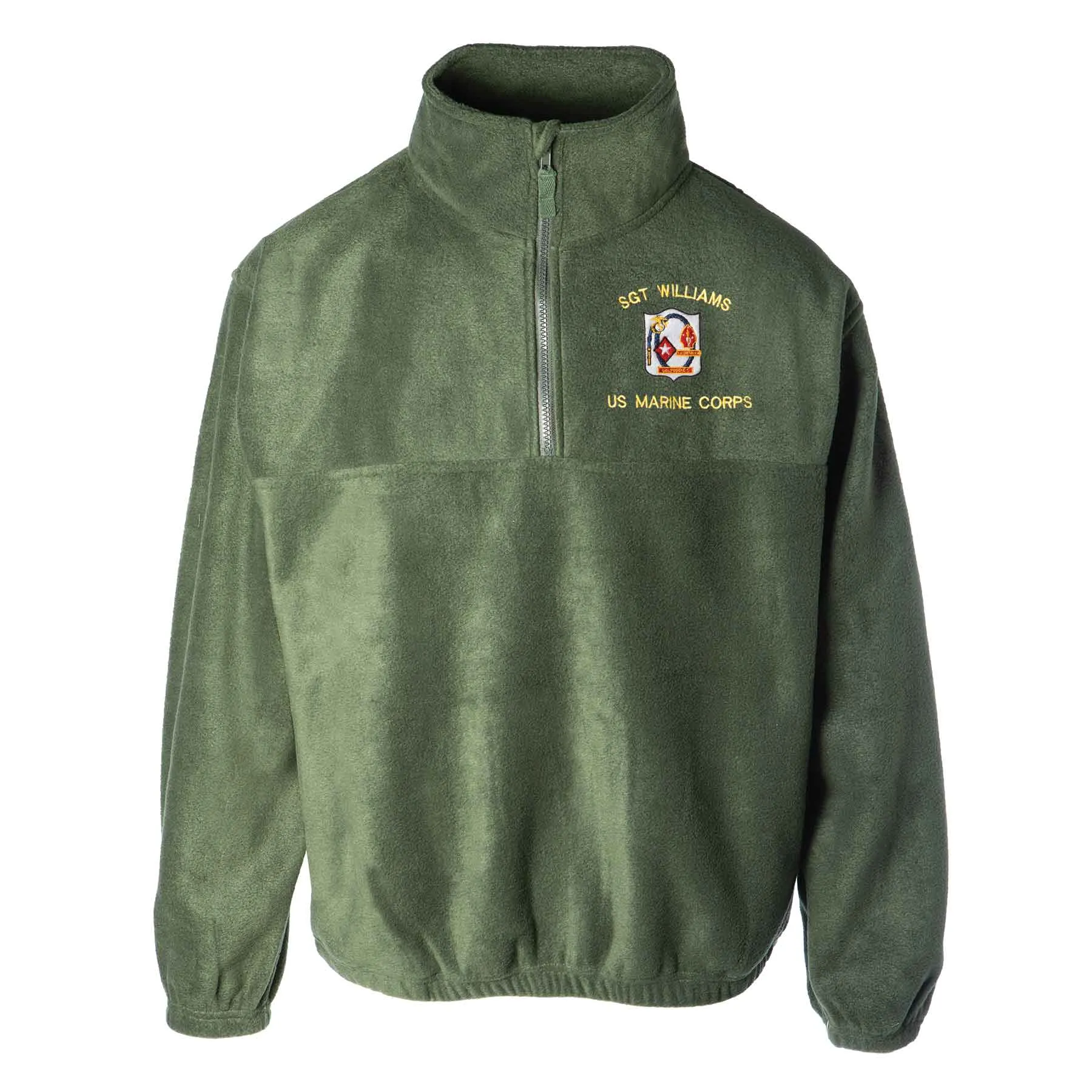 1st Battalion 6th Marines Embroidered Fleece 1/4 Zip