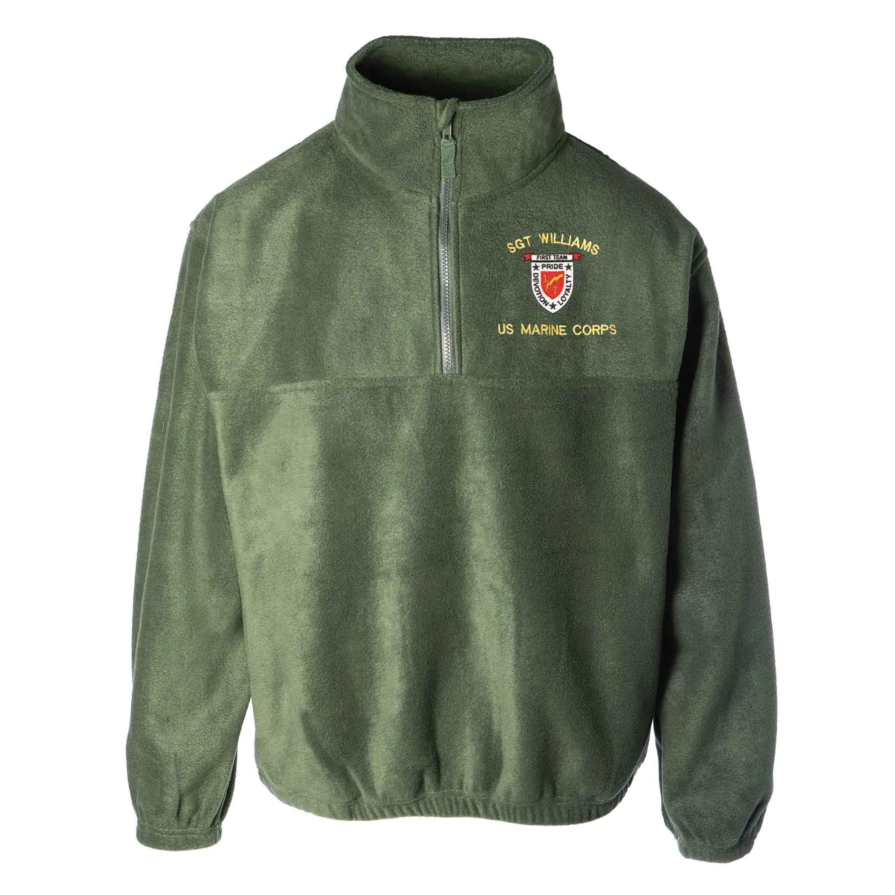 1st Battalion 7th Marines Embroidered Fleece 1/4 Zip