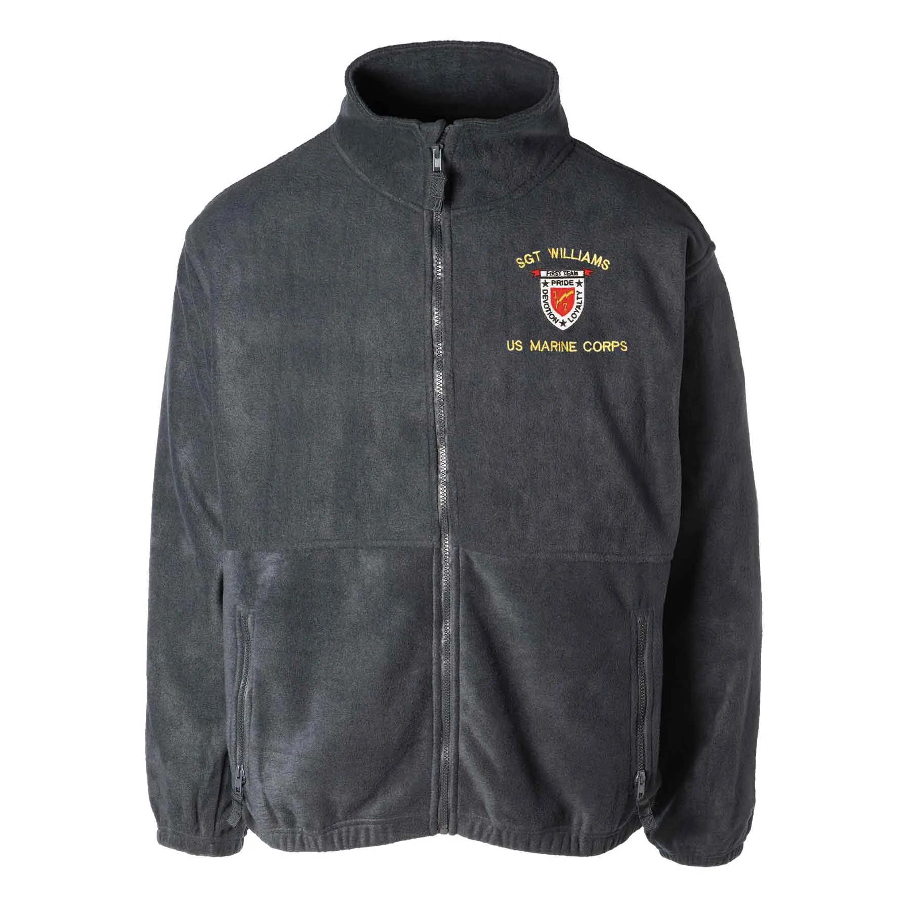 1st Battalion 7th Marines Embroidered Fleece Full Zip