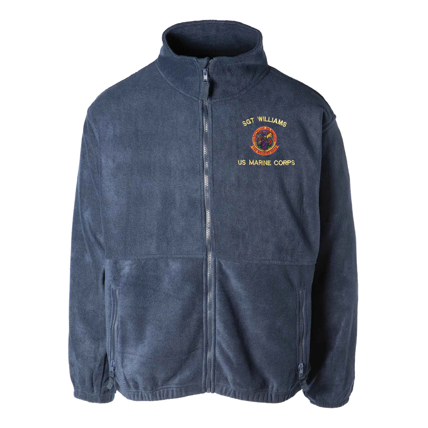 1st Battalion 9th Marines Embroidered Fleece Full Zip