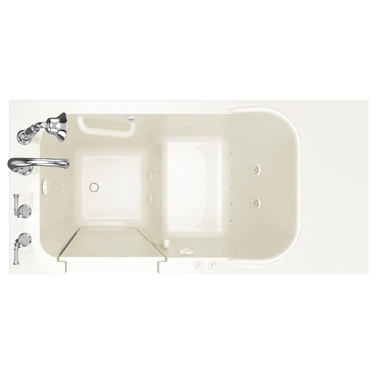 2848 Series 28"W x 48"L Gelcoat Walk-In Combination Bathtub with Left-Hand Drain/Faucet