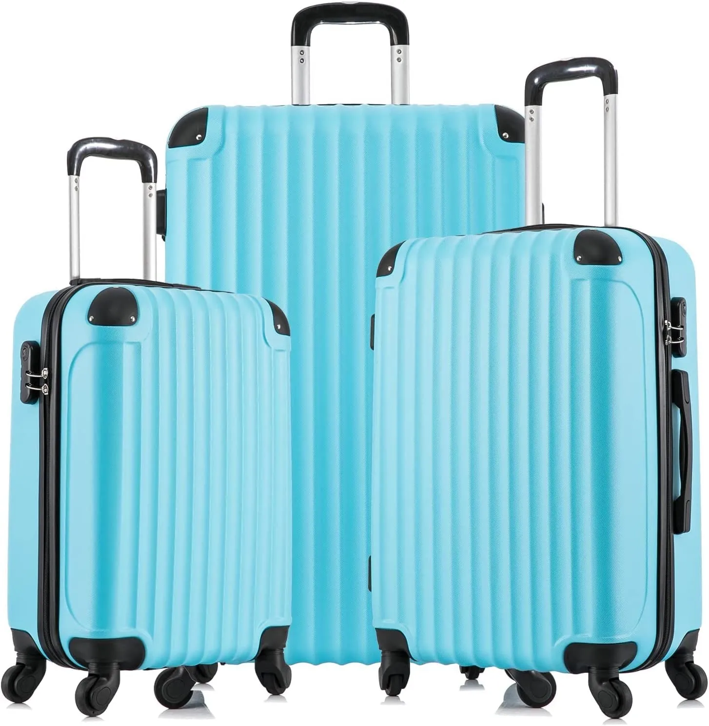 3 Piece Suitcase with Spinner Wheels, Luggage Suitcases Lightweight Clearance, Travel Luggage Set Includes 20 /24 /28 Inch