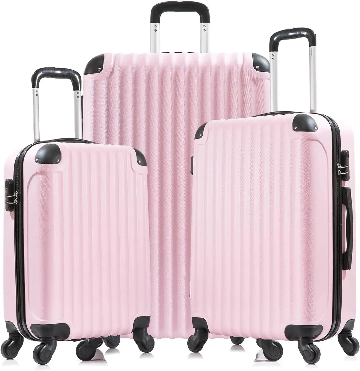 3 Piece Suitcase with Spinner Wheels, Luggage Suitcases Lightweight Clearance, Travel Luggage Set Includes 20 /24 /28 Inch