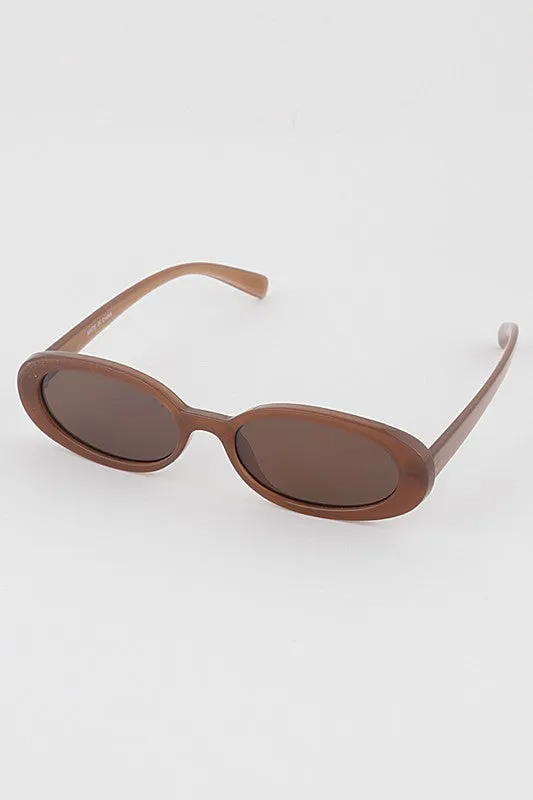 90's Retro Oval Sunglasses