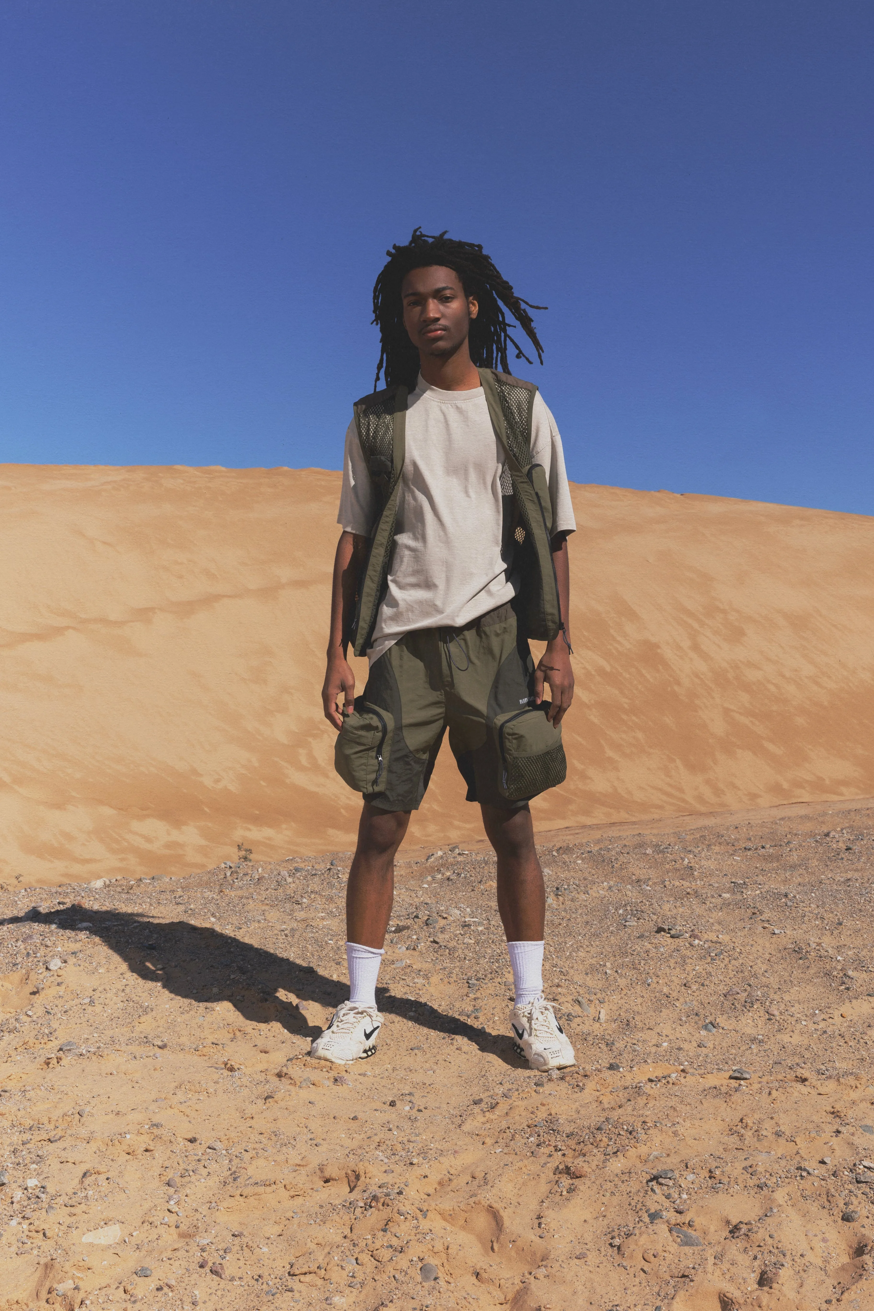 Active Cargo Shorts - Olive