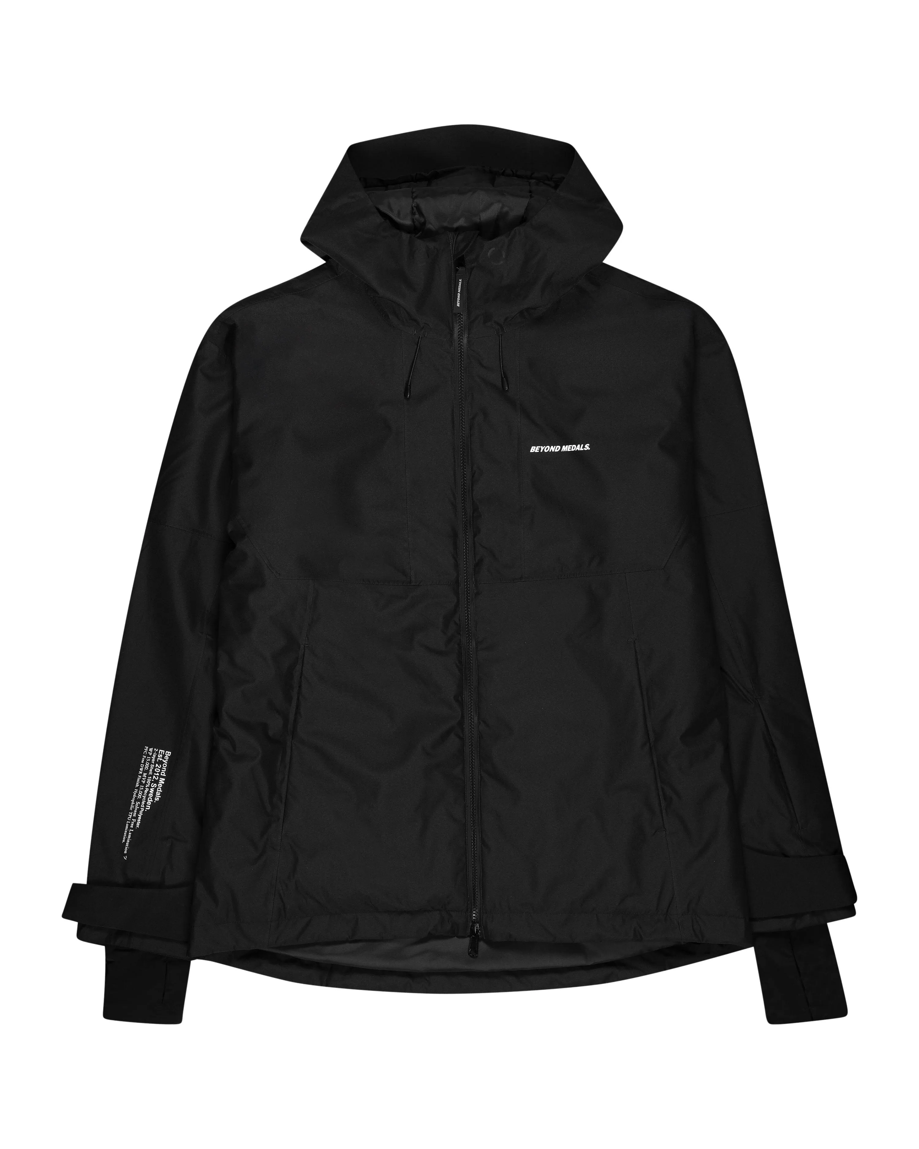 BEYOND MEDALS Fullzip Snowboard Jacket Black 2024