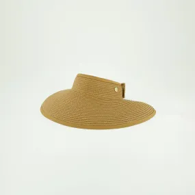 Bow Wide Brim Straw Visor