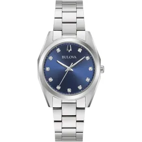 Bulova Surveyor Ladies Blue Watch 96P229