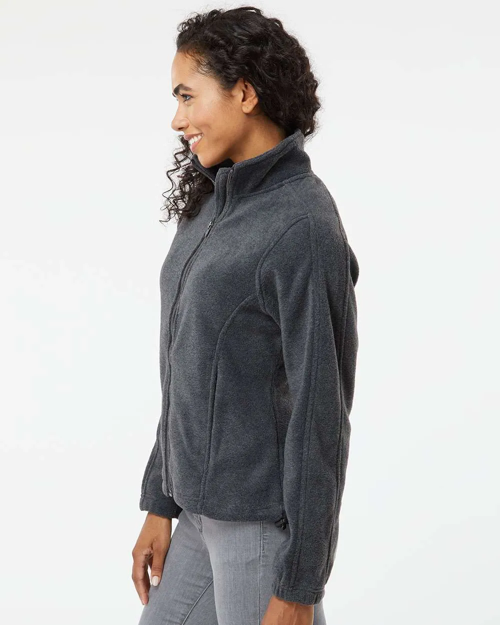 Burnside Ladies Polar Fleece Full-Zip Jacket