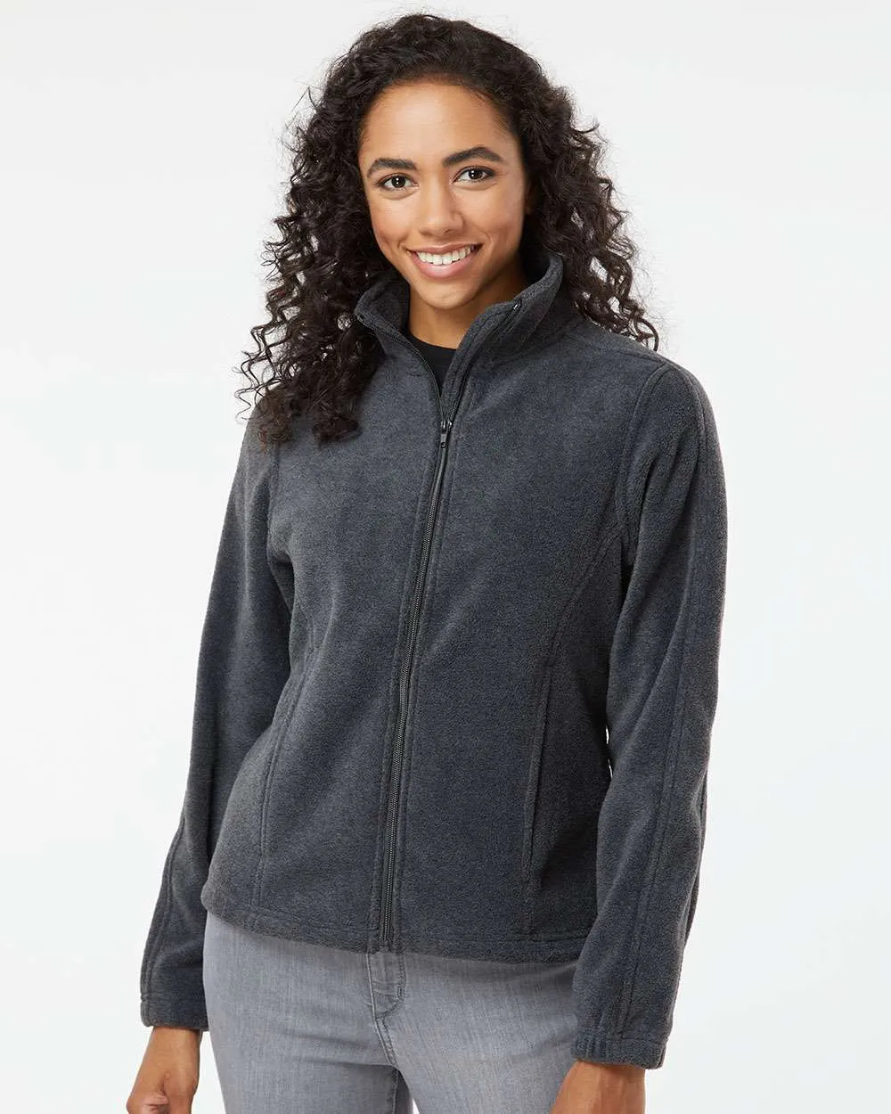 Burnside Ladies Polar Fleece Full-Zip Jacket