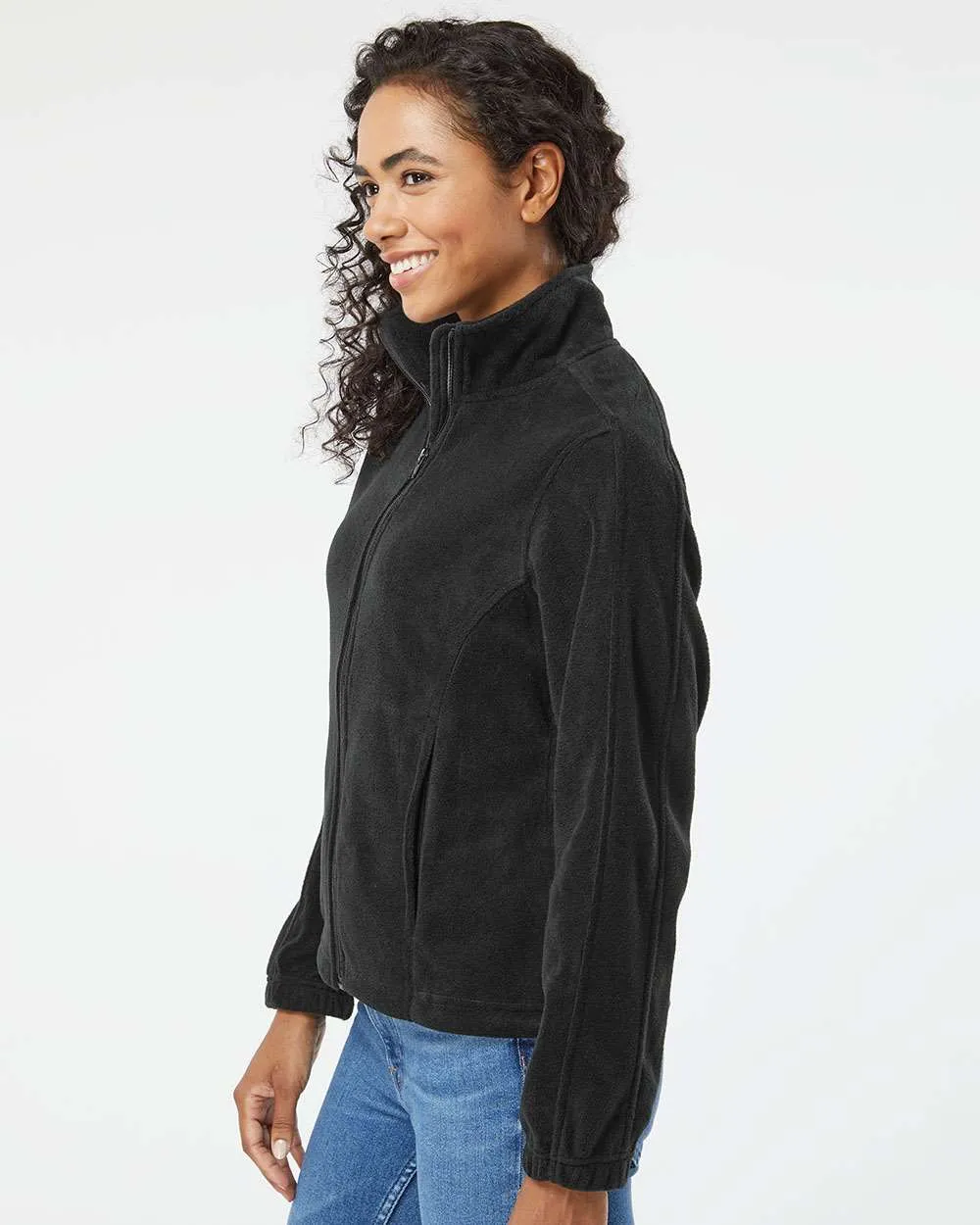 Burnside Ladies Polar Fleece Full-Zip Jacket