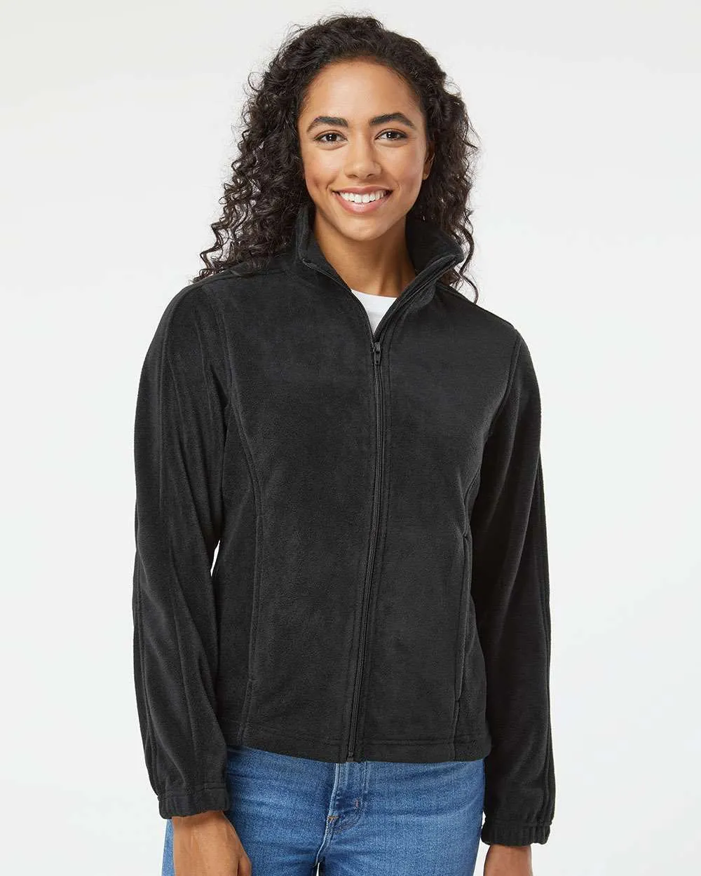 Burnside Ladies Polar Fleece Full-Zip Jacket