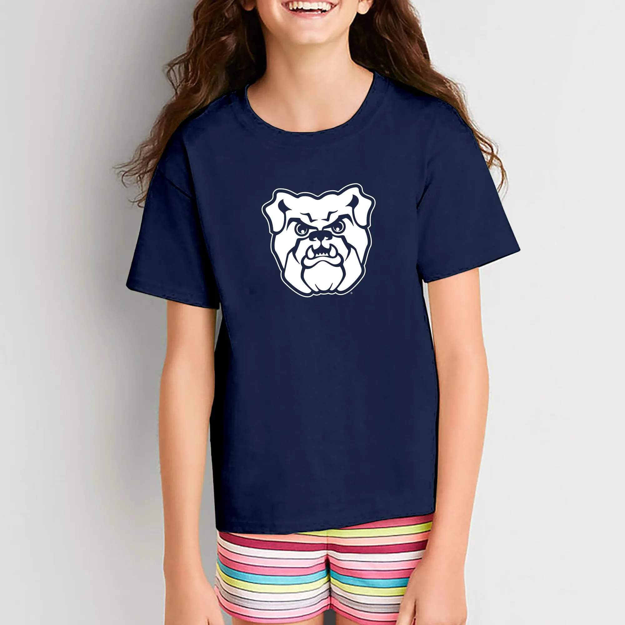 Butler Primary Logo Youth T Shirt - Navy