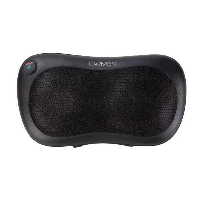 Carmen Shiatsu Massage Pillow with Heat - Black | C81132