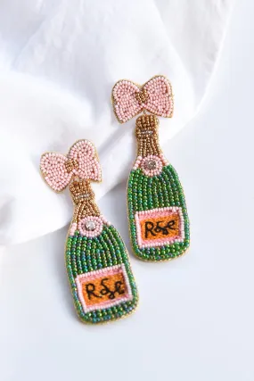 CHAMPAGNE BOTTLE EARRINGS