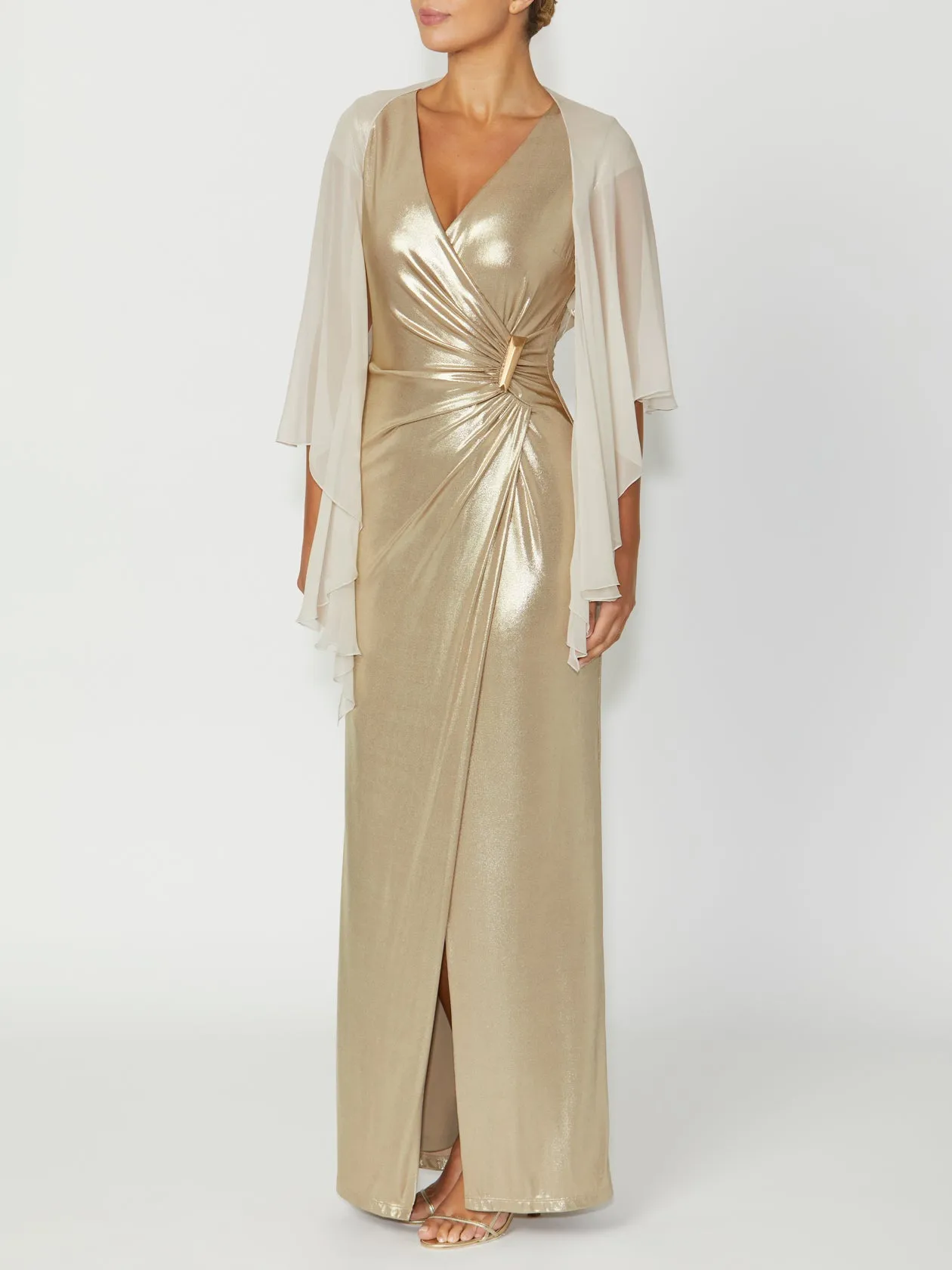 Champagne Silk Shrug