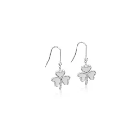 Clover Leaf Mother of Pearl Earrings