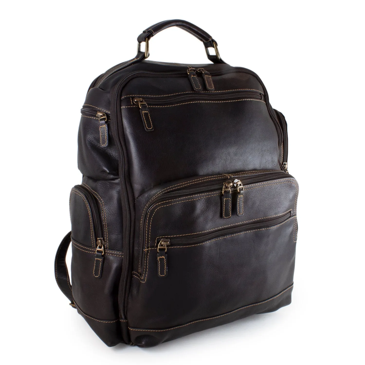 DayTrekr Colombian Leather Ultimate Backpack 771-1603 & 771-22603