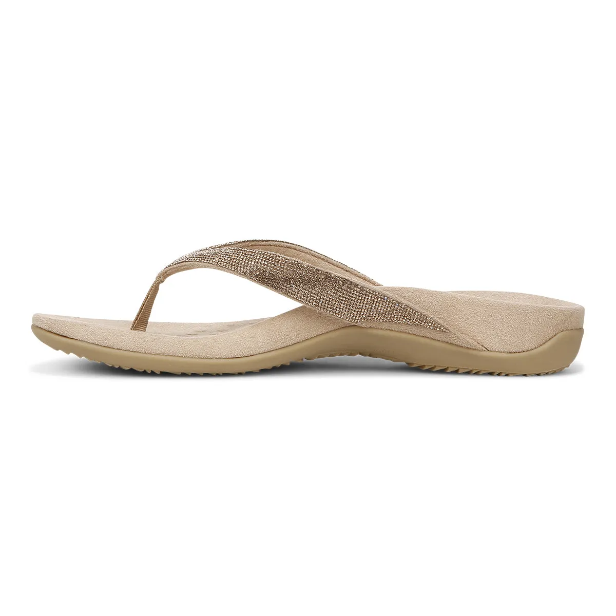 Dillon Shine Toe Post Sandal (Wide)