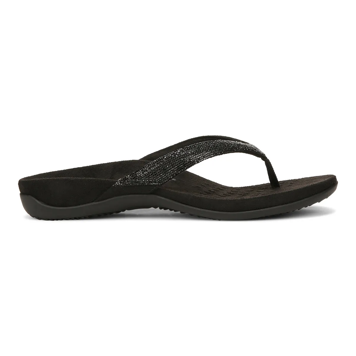 Dillon Shine Toe Post Sandal (Wide)