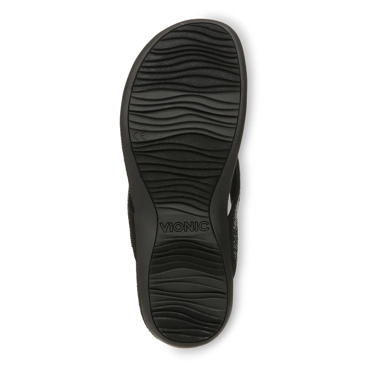 Dillon Shine Toe Post Sandal (Wide)