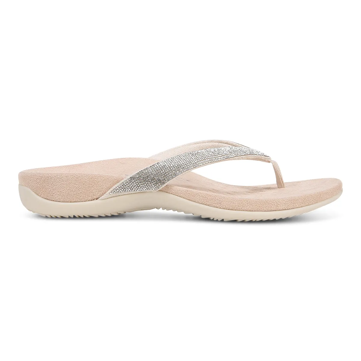 Dillon Shine Toe Post Sandal (Wide)