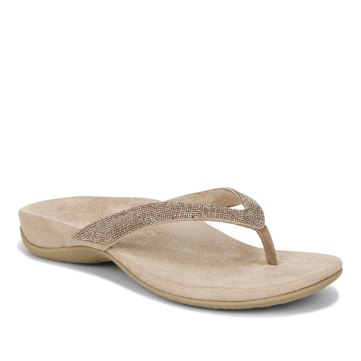 Dillon Shine Toe Post Sandal (Wide)