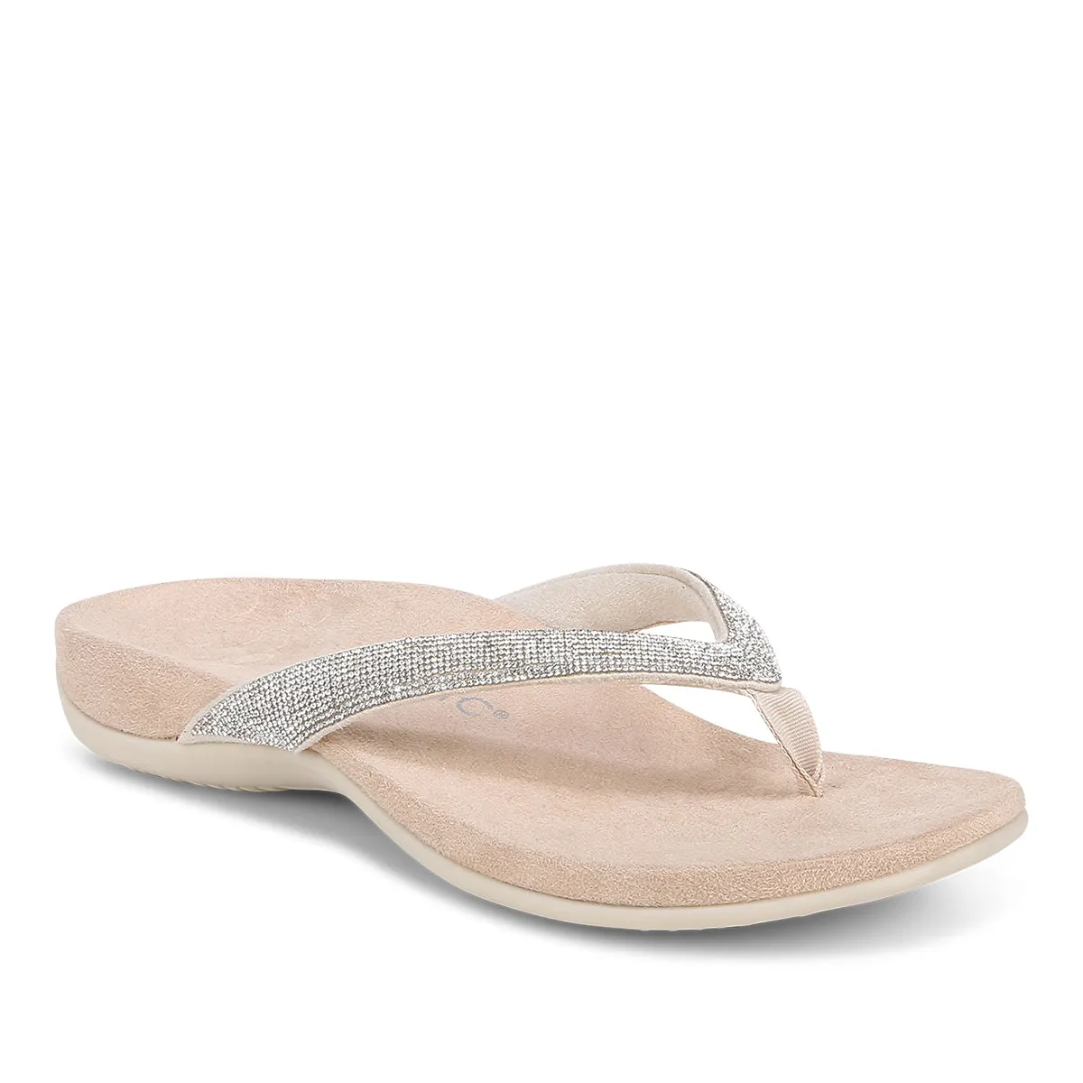 Dillon Shine Toe Post Sandal (Wide)