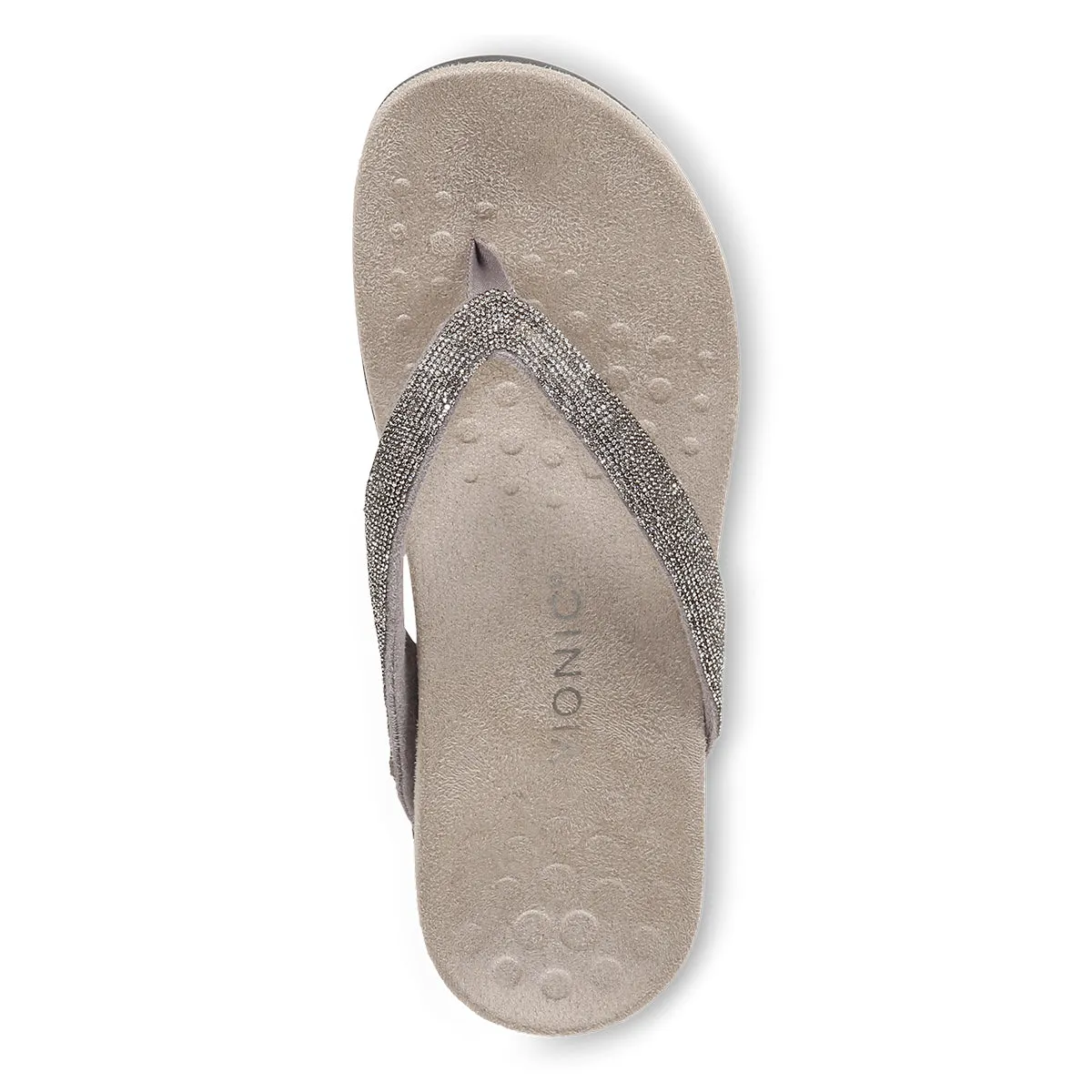 Dillon Shine Toe Post Sandal (Wide)