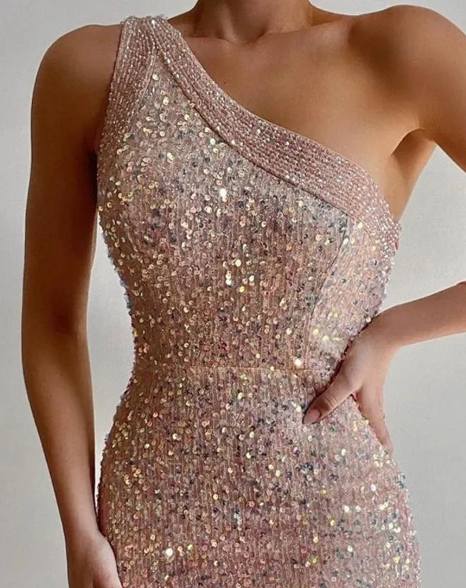 Elegant Sequin Women's Dress