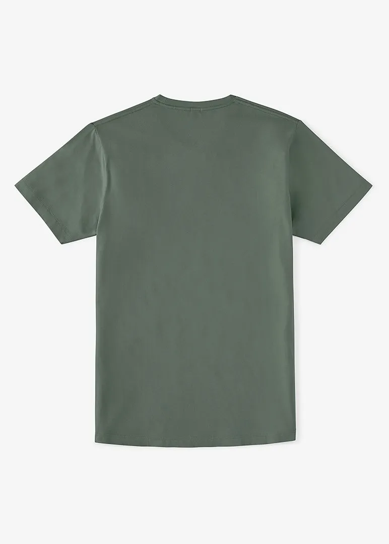 High & Mighty Cotton Stretch T-Shirt | Olive