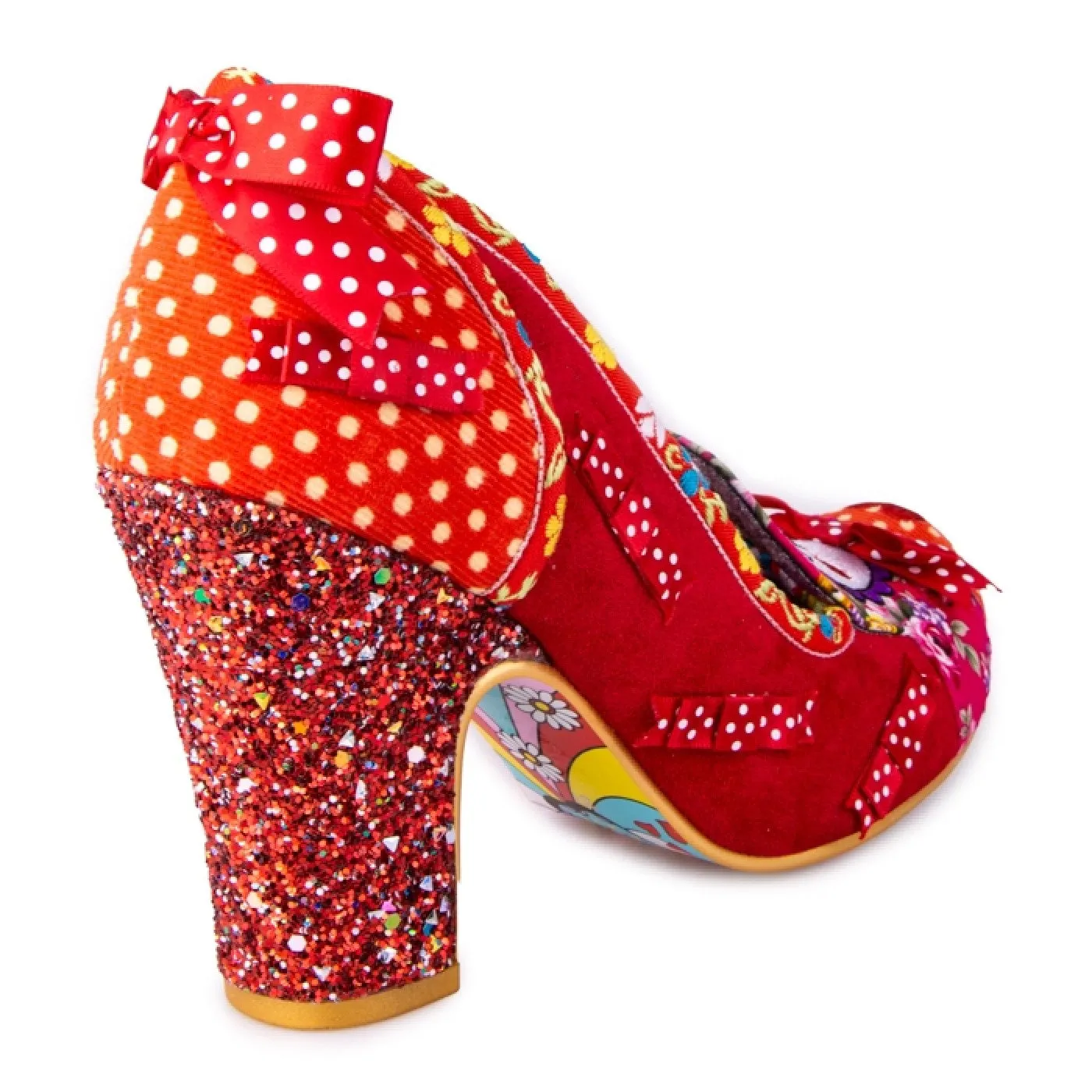 Irregular Choice Womens Matryoshka Memories High Heels - Red