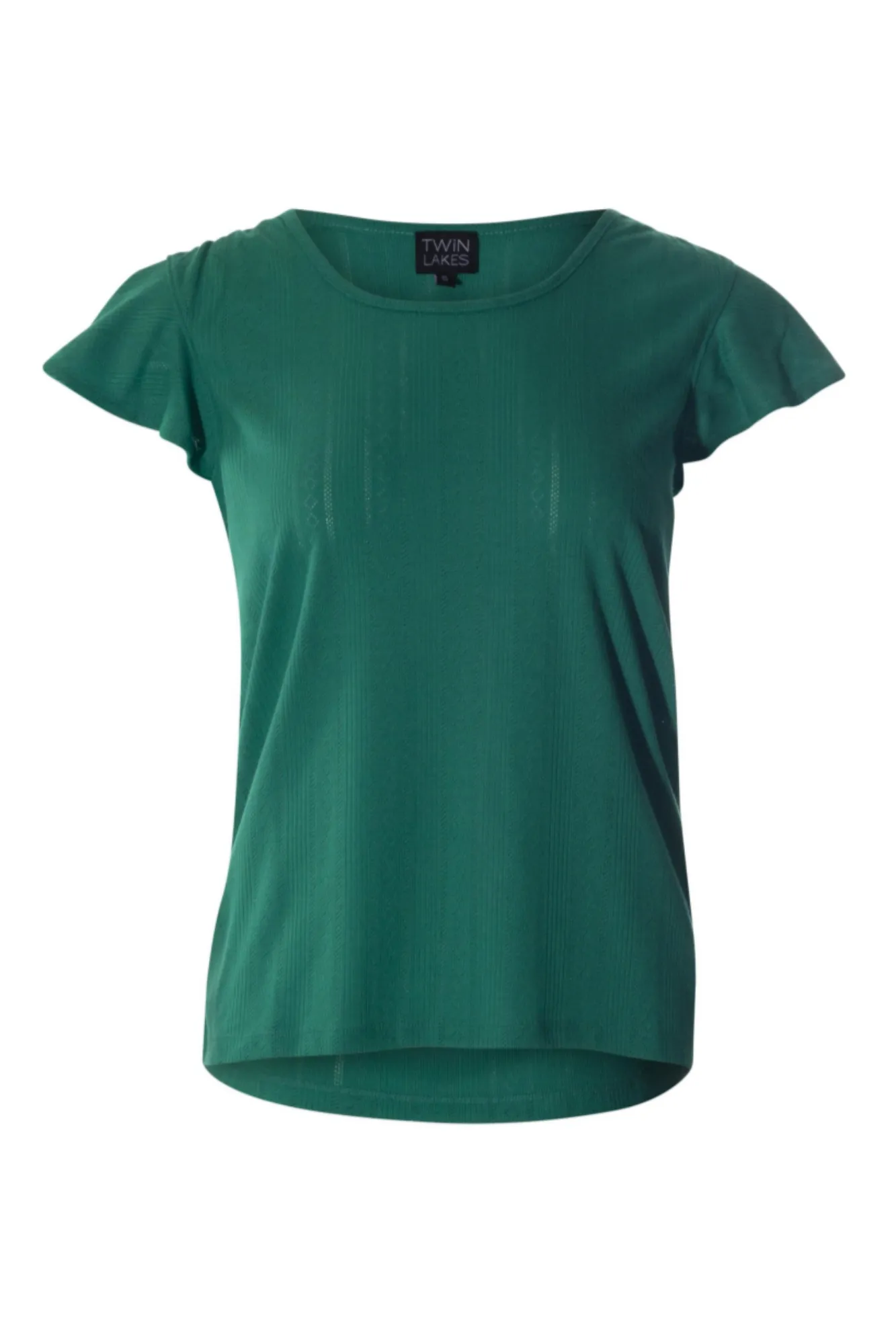 Jacquard Rib Top | KELLY GREEN | 6012AR