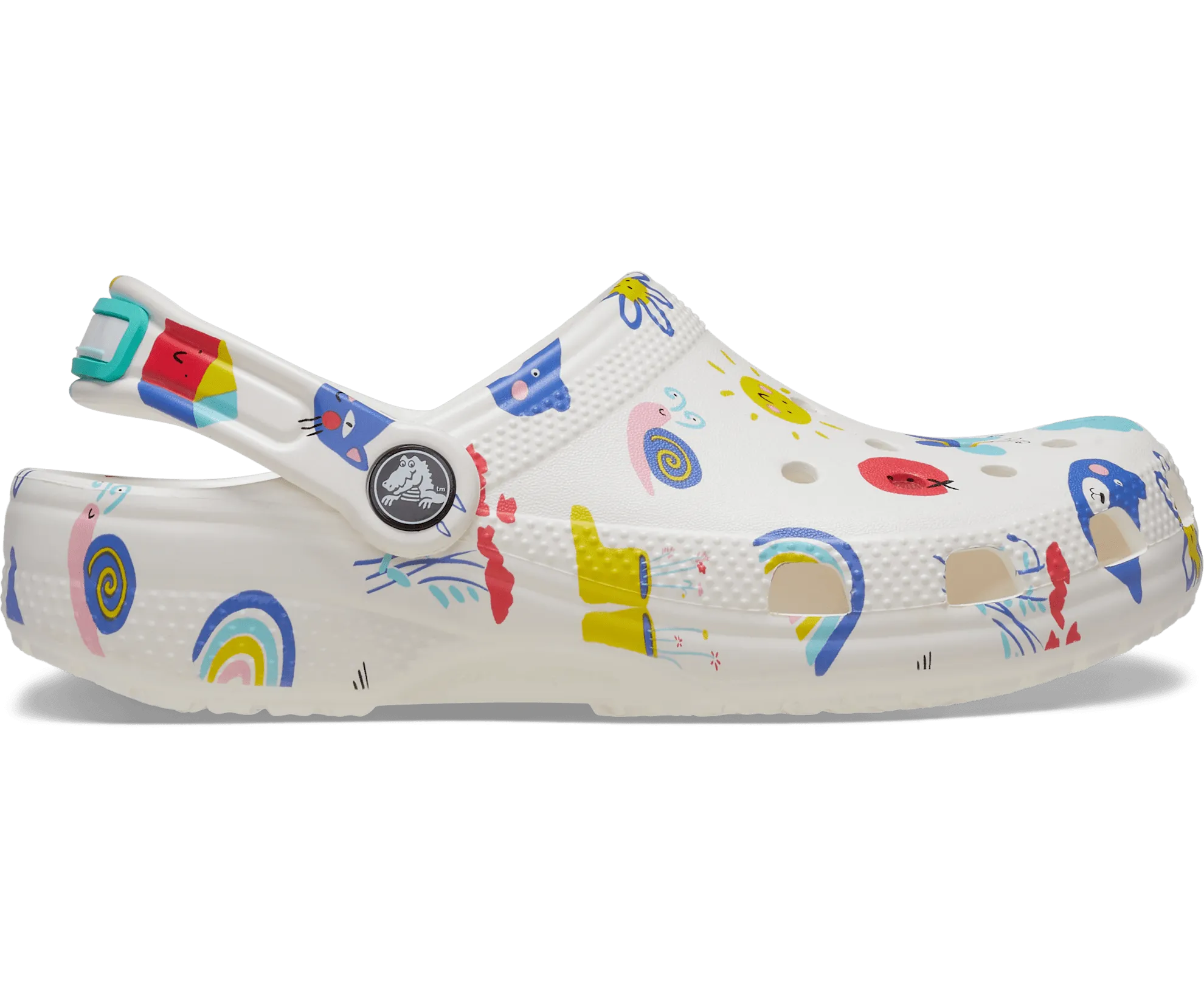 Kids‚Äô Classic Doodle Print Clog