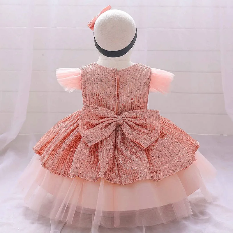 Kids Sequin Cake Dress