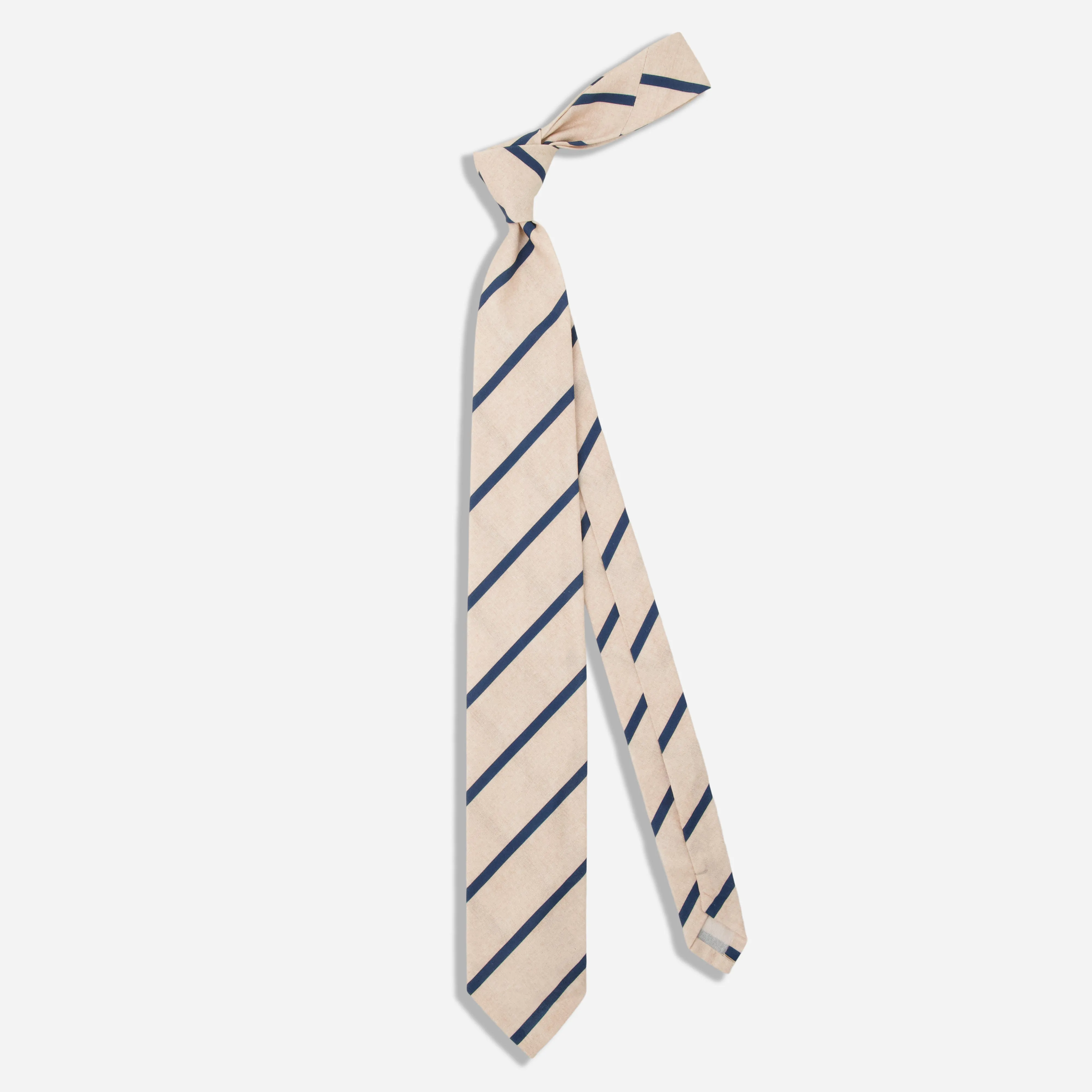 Lakeshore Trad Stripe Champagne Tie