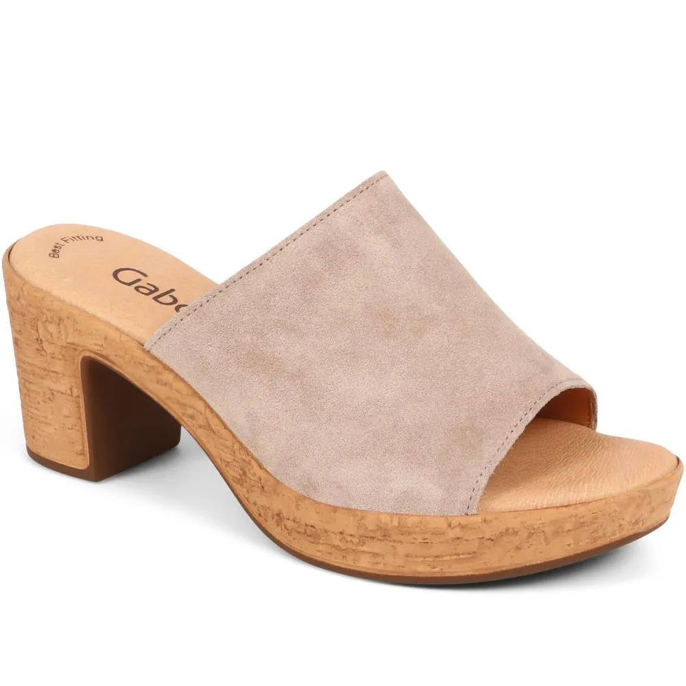 Leather Clog Mules - GAB37514 / 323 532