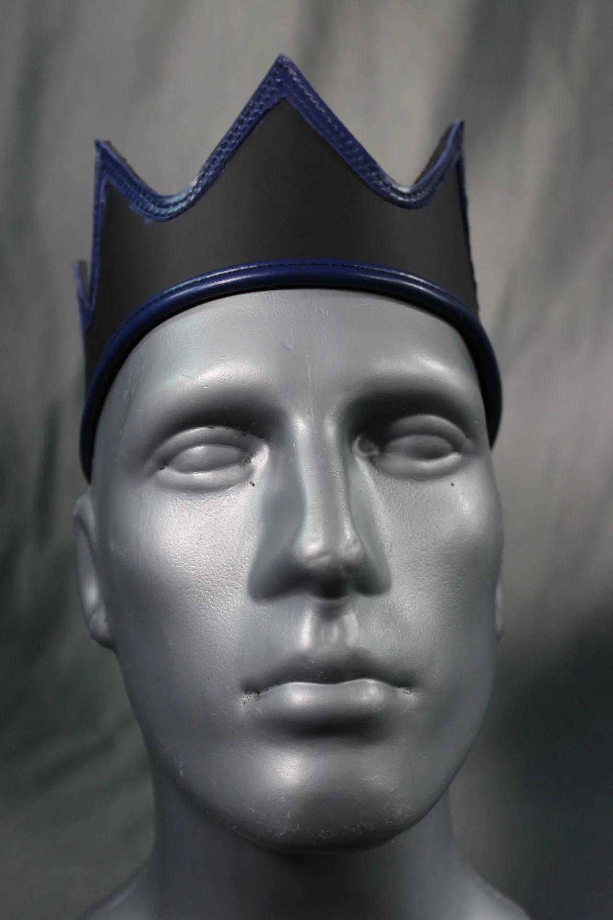 Leather Crown with Colored Edging