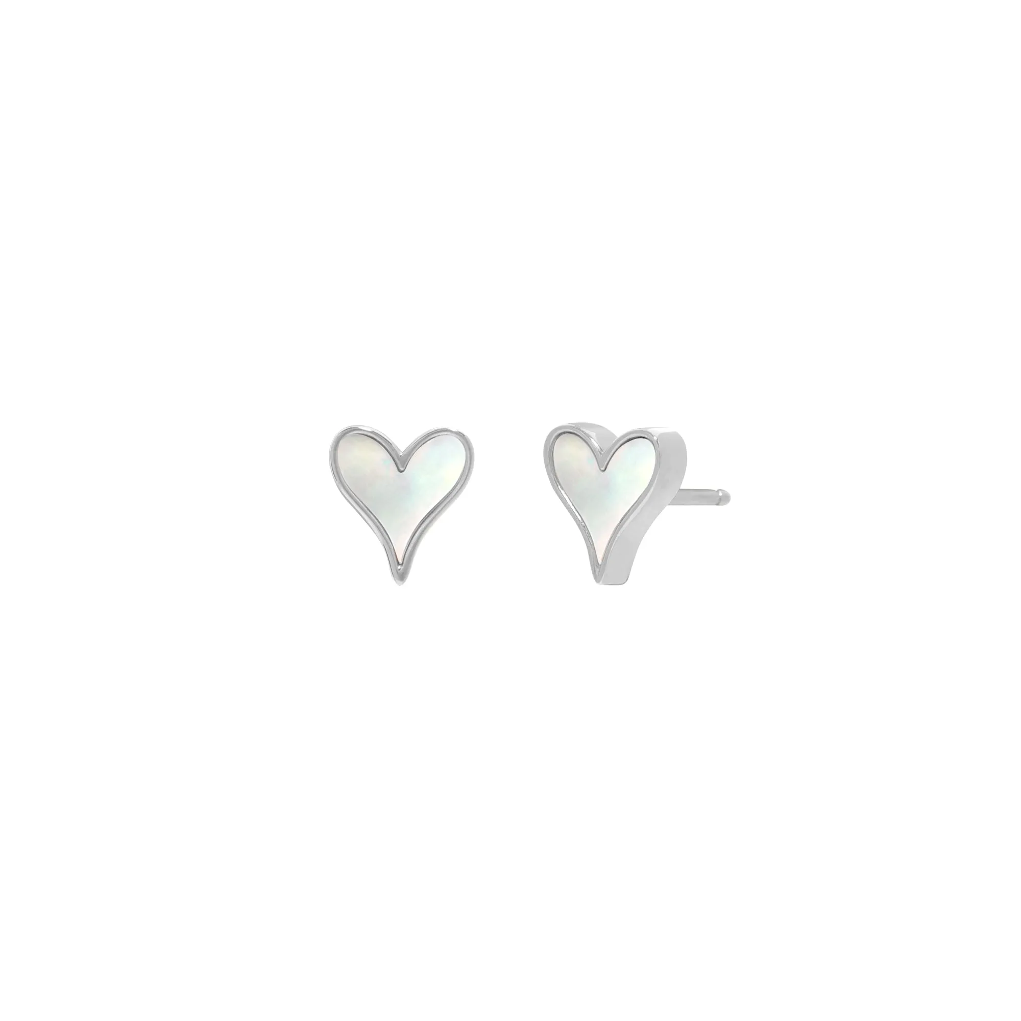 LoveLock Earrings 7mm in Sterling Silver