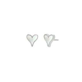 LoveLock Earrings 7mm in Sterling Silver