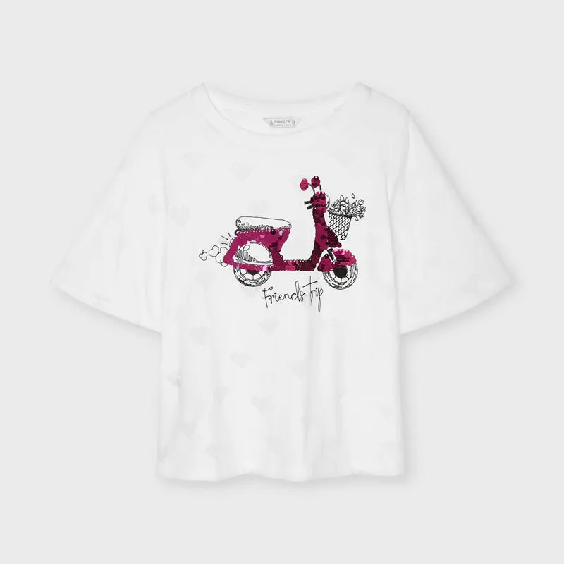 Mayoral 6008 - Sequin t-shirt