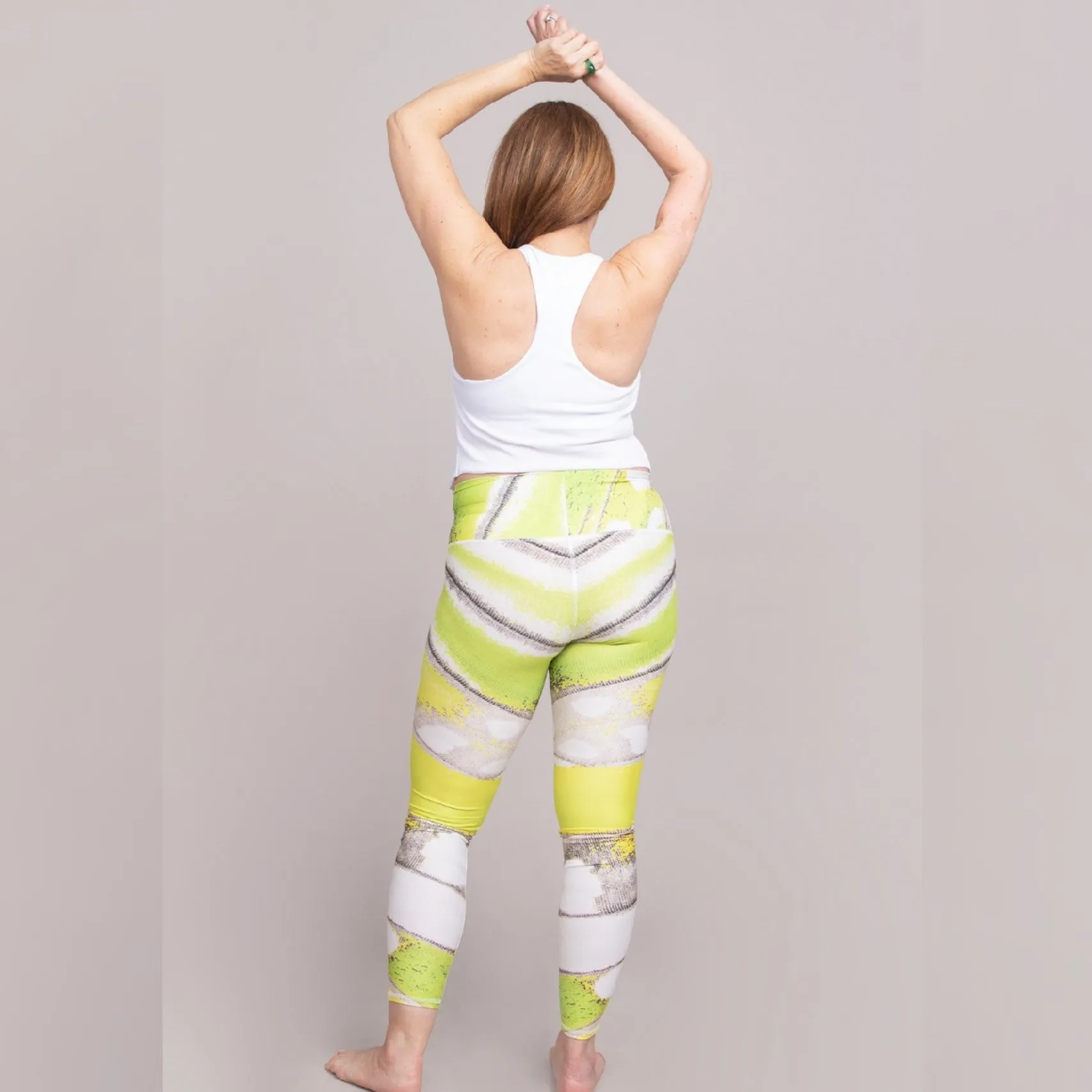 Neon Flutter Barefoot Leggings