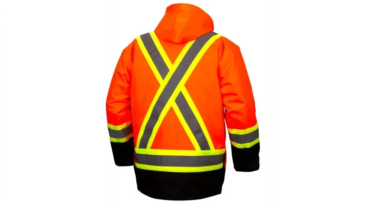 Parka - Pyramex 7-in-1 Hi-Vis Orange Winter Jacket RC7P35