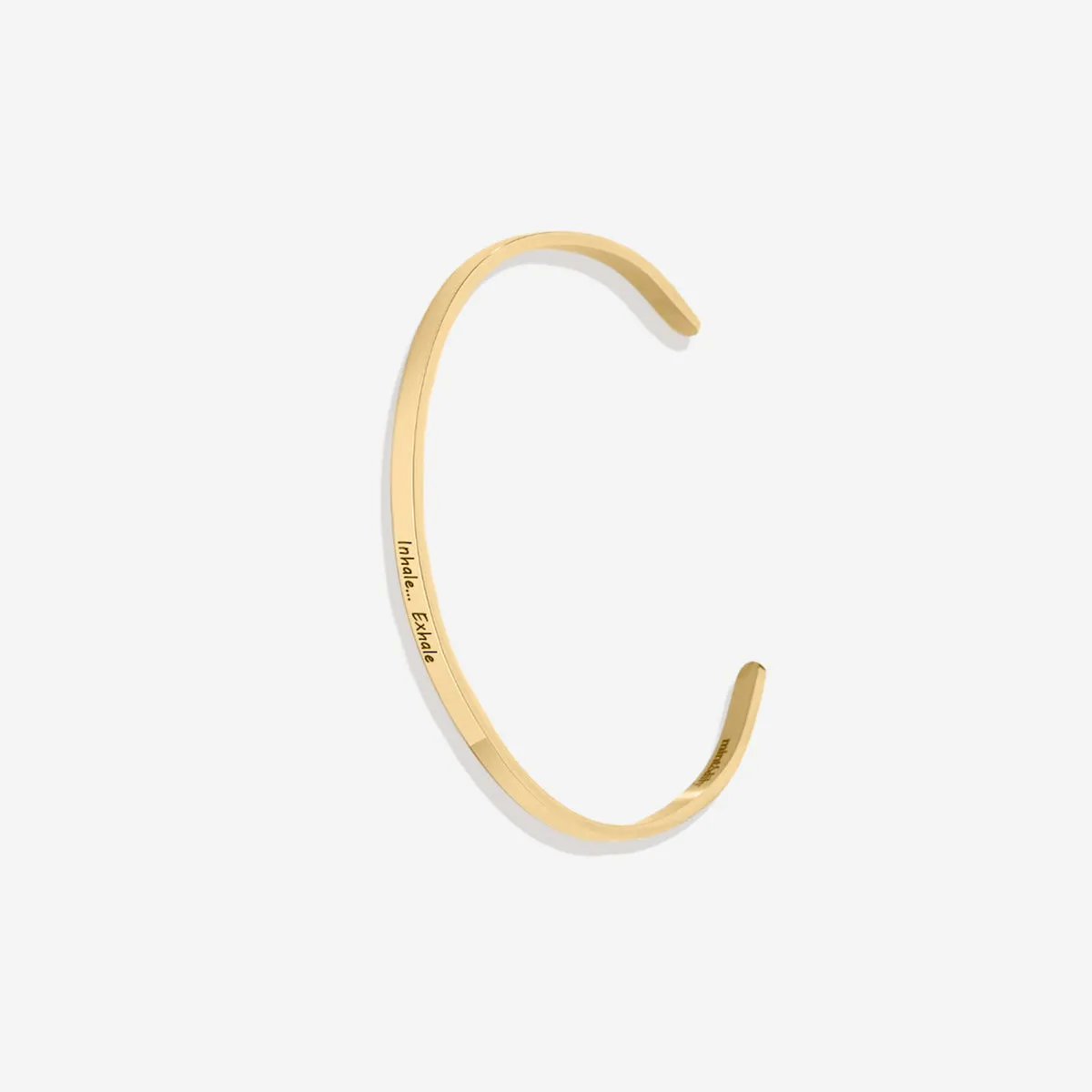 Personalized Thin Cuff Bracelet