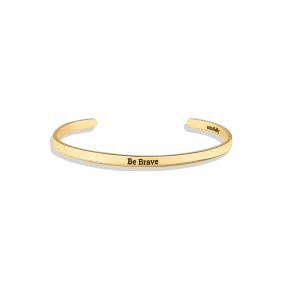 Personalized Thin Cuff Bracelet