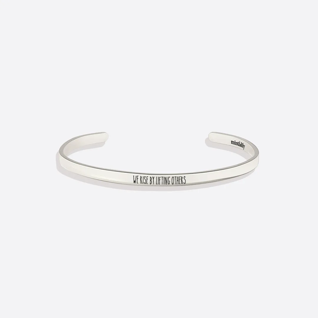 Personalized Thin Cuff Bracelet