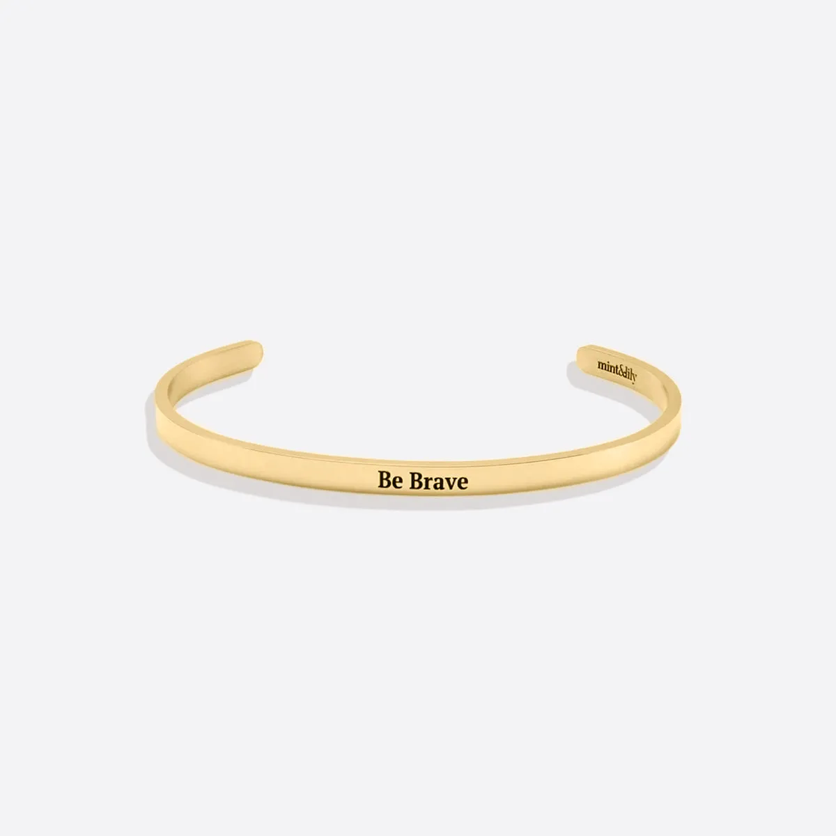 Personalized Thin Cuff Bracelet